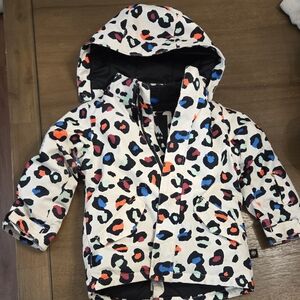 Burton Kids Snowboard Jacket Multicolor Leopard
